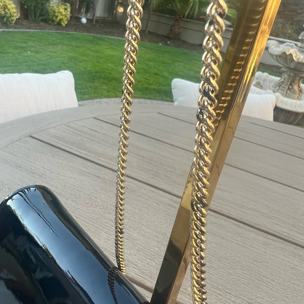 Versace Black Crossbody Bag with Gold Medusa Accent - Picture 2 of 8